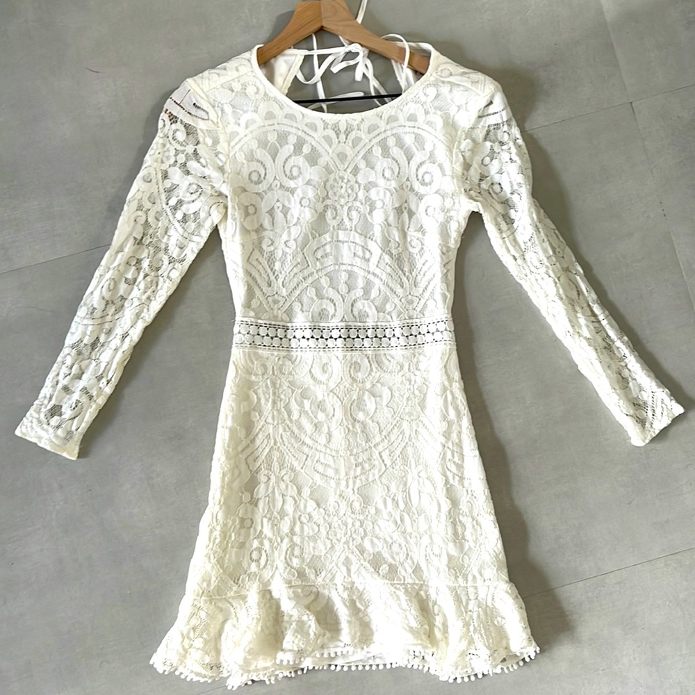 Lacey White Dress